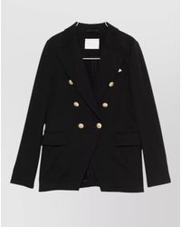 Circolo 1901 - Cotton Double Breasted Jacket Buttons - Lyst