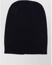 Fabiana Filippi - Wool Beanie Hat Knit Texture Ribbed Hem - Lyst