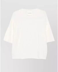 Closed - Short Sleeve Regular Fit Crew Neck Top - Lyst