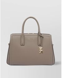 MICHAEL Michael Kors - Double Handle Shoulder Bag With Hardware - Lyst