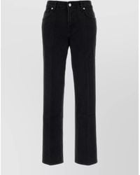 7 For All Mankind - High Rise Stretch Denim Regular Jeans - Lyst