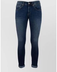 Dondup - Trousers Belt Loops Faded Wash Five Pockets - Lyst