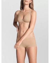 CALIDA - Seamless Mid Rise Underwear Elastic Waistband - Lyst