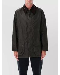 Barbour - Beaufort Waxed Cotton Jacket Tartan Lined - Lyst