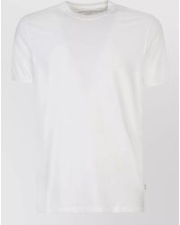 Original Vintage - Cotton Piquet Crew Neck Short Sleeve Top - Lyst