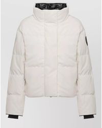 Canada Goose - Short Padded Coat High Neck Sleeves - Lyst