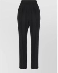 The Row - Triacetate Blend Pants Pleated Side Pockets - Lyst
