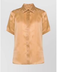 Max Mara - Satin Short Sleeve Top Acanto123 - Lyst