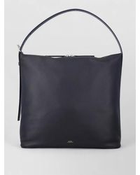 A.P.C. - Vera Maxi Leather Shoulder Bag - Lyst