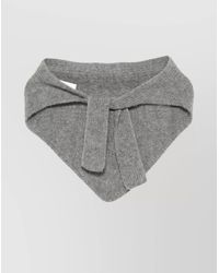 Jacquemus - Alpaca Wool Brushed Triangular Bandana Scarf - Lyst