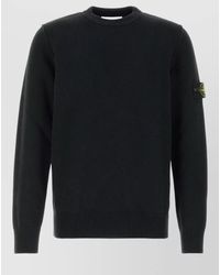 Stone Island - Virgin Wool Regular-Fit Crew-Neck Sweater - Lyst