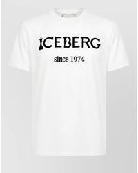Iceberg - Cotton T-Shirt - Lyst