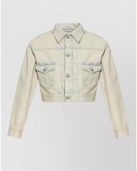 Vivienne Westwood - Marlene Denim Jacket Cropped Chest Pockets - Lyst