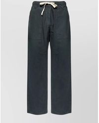 Palm Angels - Curved Logo Loose Wide-Leg Trousers - Lyst