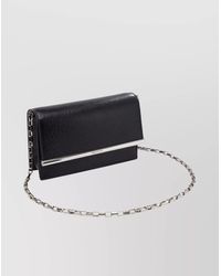 McQueen - Leather Clutch Bags Chain Strap - Lyst