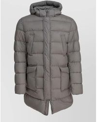 Herno - Long Down Hooded Puffer Coat - Lyst