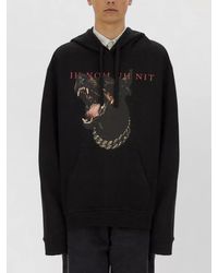 ih nom uh nit - Dobermann Graphic Hooded Sweatshirt Ribbed Cuffs Hem - Lyst