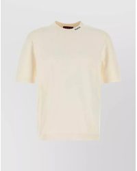 Gucci - Silk Blend Crew Neck Sweater - Lyst