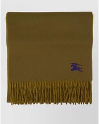 Burberry - Knight Solid Scarf Pure Wool Cashmere - Lyst