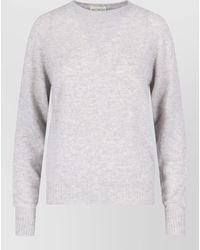 Ma'ry'ya - Knit Sweater Crew Neck Long Sleeves - Lyst
