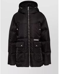 DSquared² - Quilted Hooded Parka Coat - Lyst