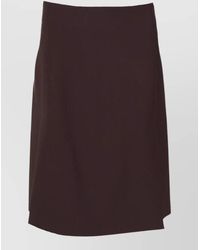 P.A.R.O.S.H. - Wool Asymmetric Skirt - Lyst