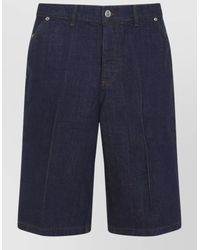 Ami Paris - Loose Fit Bermuda Shorts Five Pocket - Lyst