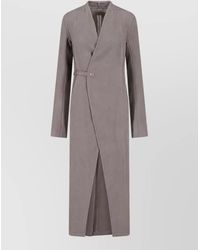 Rick Owens - Wool Single Breasted Coat - Lyst