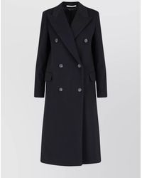 Tagliatore - Double-Breasted Jacket With Structured Shoulders And Flap Pockets - Lyst