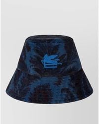 Etro - Ribbed Floral-Print Bucket Hat - Lyst