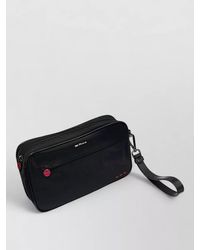 Kiton - Clutch Bag Adjustable Strap Front Pocket - Lyst