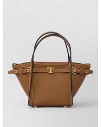 Tod's - T Timeless Mini Leather Shoulder Bag - Lyst