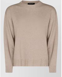 Fabiana Filippi - Wool Silk Cashmere Crewneck Sweatshirt - Lyst