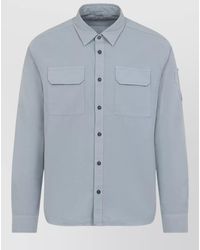 C.P. Company - C.P.Company Pocket Button Shirt - Lyst