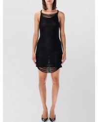 The Attico - Fringed Sleeveless Slim-Fit Mini Dress - Lyst