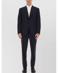 Brioni - Suit With Notch Lapel And Regular Fit - Lyst