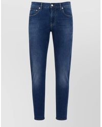 Dolce & Gabbana - Denim Jeans Belt Loops Contrast Stitching Design - Lyst