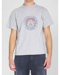 Balenciaga - Cotton Ribbed Regular-Fit Logo-Print T-Shirt - Lyst