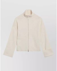 Max Mara - High Collar Jacket Long Sleeves Cuffs - Lyst