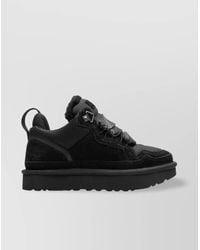 UGG - Padded Collar Canvas Sneakers - Lyst