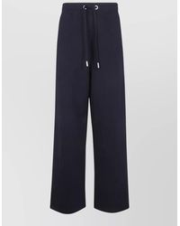 Ami Paris - Cotton Wide-Leg Trousers - Lyst