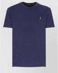 Ralph Lauren - Cotton Crew Neck Short-Sleeve Polo Shirt - Lyst