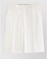 Dior - Shorts Tailored Cut Belt Loops Back Pocket - Lyst