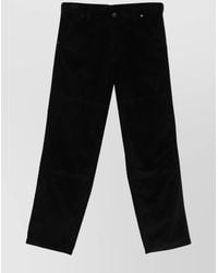 Moncler - Ribbed Cotton Straight-Leg Trousers - Lyst