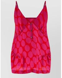 Dries Van Noten - Caliya Top Ruffle Detail Sleeveless Straps Neckline - Lyst