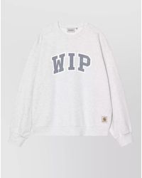 Carhartt - Cotton Logo Crew Neck Sweatshirt - Lyst