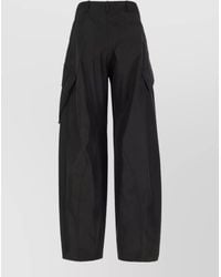 Alaïa - Nylon Blend Cargo Pants Belt Loops - Lyst