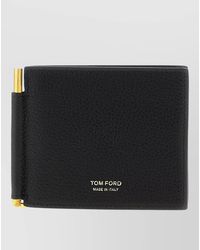 Tom Ford - Hammered Leather Card Holder - Lyst