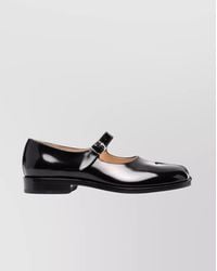 Maison Margiela - Leather Tabi Mary Jane Ballerina Flats - Lyst