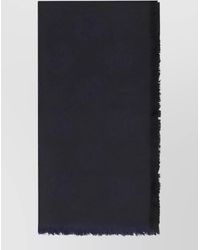 Tory Burch - Signature Scarf Fringed Edges Detail - Lyst